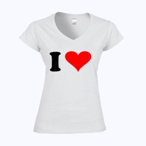 Softstyle™ women's v-neck t-shirt Thumbnail