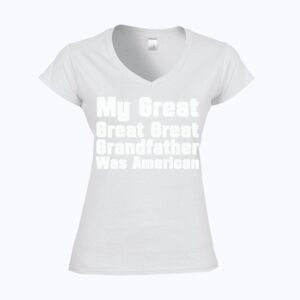 Softstyle™ women's v-neck t-shirt Thumbnail