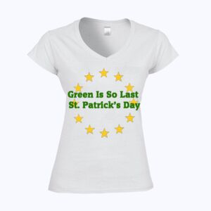 Softstyle™ women's v-neck t-shirt Thumbnail