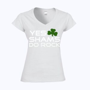 Softstyle™ women's v-neck t-shirt Thumbnail