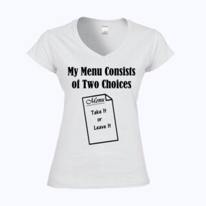 Softstyle™ women's v-neck t-shirt Thumbnail