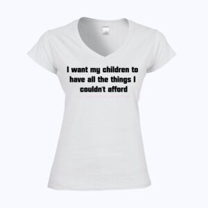 Softstyle™ women's v-neck t-shirt Thumbnail