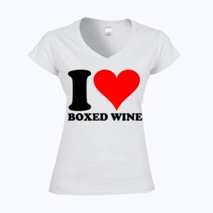 Softstyle™ women's v-neck t-shirt Thumbnail