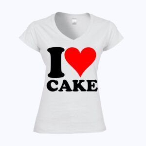 Softstyle™ women's v-neck t-shirt Thumbnail