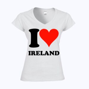 Softstyle™ women's v-neck t-shirt Thumbnail