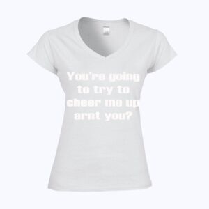 Softstyle™ women's v-neck t-shirt Thumbnail