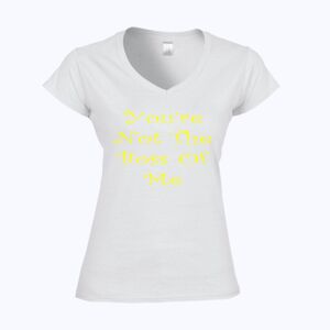 Softstyle™ women's v-neck t-shirt Thumbnail