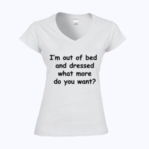 Softstyle™ women's v-neck t-shirt Thumbnail