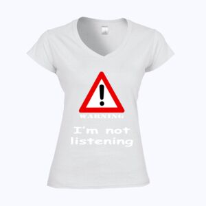Softstyle™ women's v-neck t-shirt Thumbnail