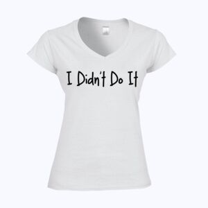 Softstyle™ women's v-neck t-shirt Thumbnail