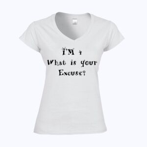 Softstyle™ women's v-neck t-shirt Thumbnail