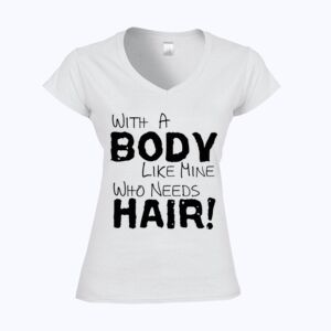 Softstyle™ women's v-neck t-shirt Thumbnail