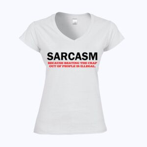 Softstyle™ women's v-neck t-shirt Thumbnail
