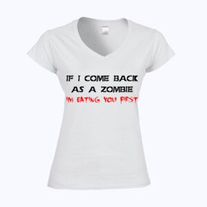Softstyle™ women's v-neck t-shirt Thumbnail