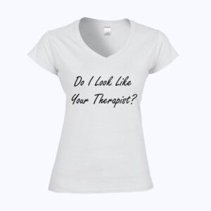 Softstyle™ women's v-neck t-shirt Thumbnail