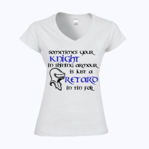 Softstyle™ women's v-neck t-shirt Thumbnail