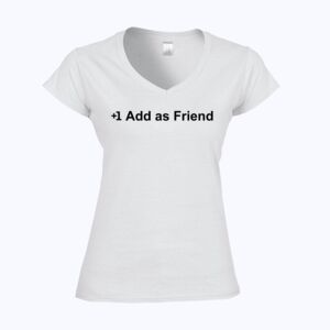 Softstyle™ women's v-neck t-shirt Thumbnail