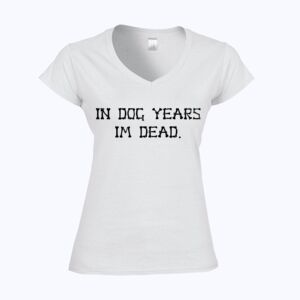 Softstyle™ women's v-neck t-shirt Thumbnail