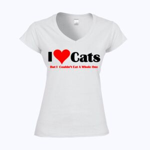 Softstyle™ women's v-neck t-shirt Thumbnail