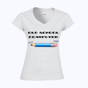 Softstyle™ women's v-neck t-shirt Thumbnail
