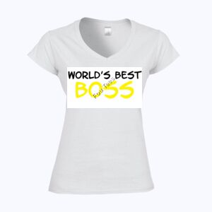Softstyle™ women's v-neck t-shirt Thumbnail