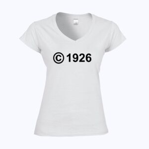 Softstyle™ women's v-neck t-shirt Thumbnail