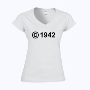 Softstyle™ women's v-neck t-shirt Thumbnail