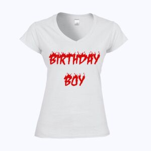 Softstyle™ women's v-neck t-shirt Thumbnail
