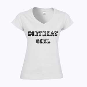 Softstyle™ women's v-neck t-shirt Thumbnail