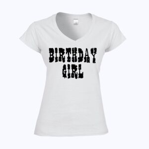 Softstyle™ women's v-neck t-shirt Thumbnail
