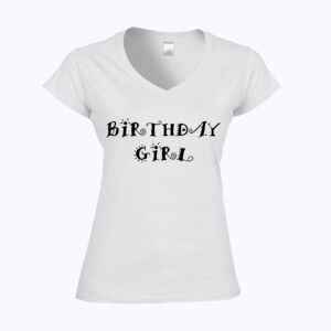 Softstyle™ women's v-neck t-shirt Thumbnail