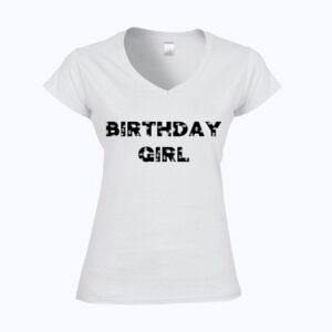 Softstyle™ women's v-neck t-shirt Thumbnail