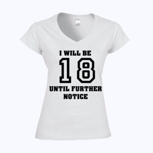 Softstyle™ women's v-neck t-shirt Thumbnail