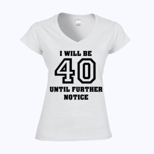 Softstyle™ women's v-neck t-shirt Thumbnail