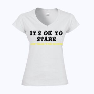 Softstyle™ women's v-neck t-shirt Thumbnail