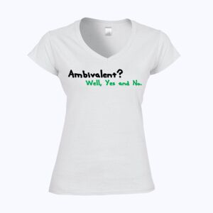 Softstyle™ women's v-neck t-shirt Thumbnail
