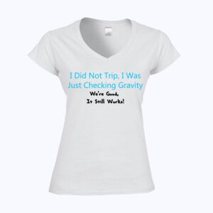 Softstyle™ women's v-neck t-shirt Thumbnail