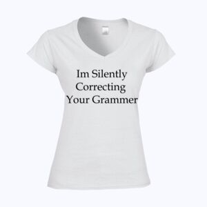 Softstyle™ women's v-neck t-shirt Thumbnail
