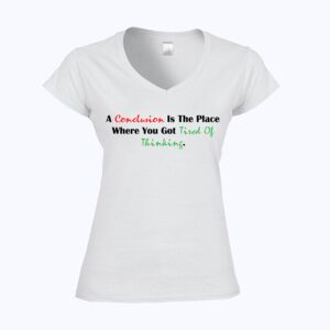 Softstyle™ women's v-neck t-shirt Thumbnail