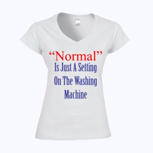 Softstyle™ women's v-neck t-shirt Thumbnail