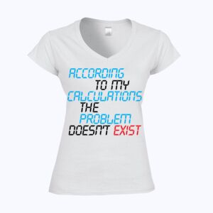 Softstyle™ women's v-neck t-shirt Thumbnail