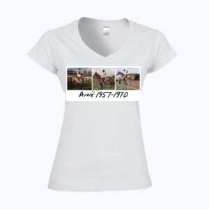 Softstyle™ women's v-neck t-shirt Thumbnail
