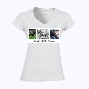 Softstyle™ women's v-neck t-shirt Thumbnail