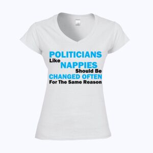 Softstyle™ women's v-neck t-shirt Thumbnail