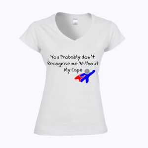 Softstyle™ women's v-neck t-shirt Thumbnail