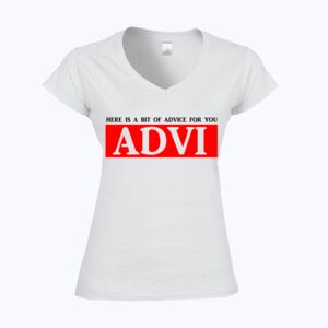 Softstyle™ women's v-neck t-shirt Thumbnail