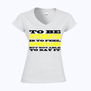 Softstyle™ women's v-neck t-shirt Thumbnail