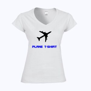 Softstyle™ women's v-neck t-shirt Thumbnail