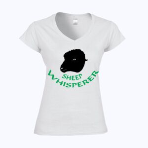 Softstyle™ women's v-neck t-shirt Thumbnail