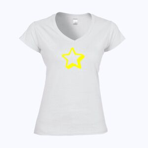 Softstyle™ women's v-neck t-shirt Thumbnail